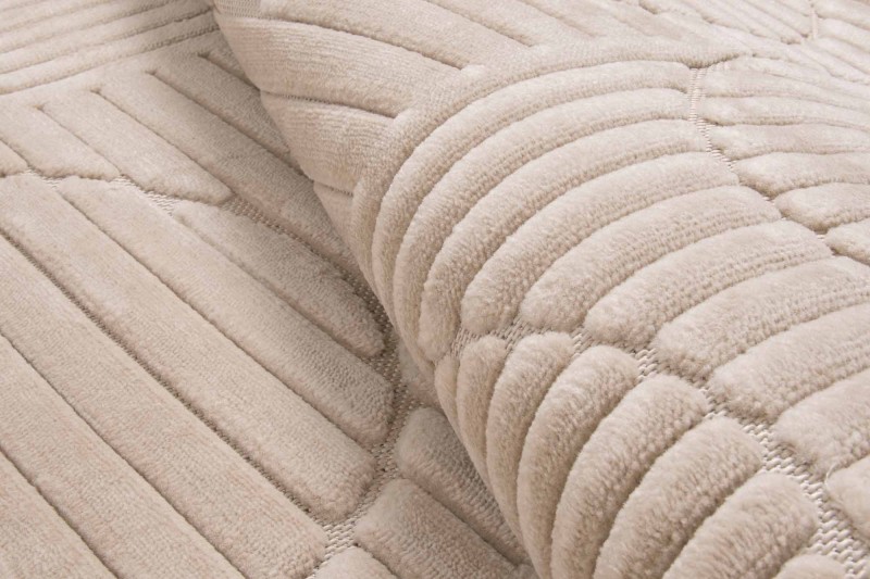 Runo dywanu art deco 3d Dywilan Juno 8 G267AP beige