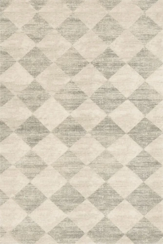 Dywan wełniany Agnella House Loves Checkered szary (binding)