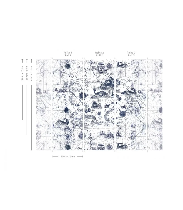 Wymiary tapety Ocean Map.webp