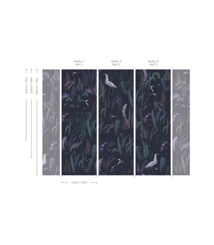 Wymiary tapety Calm Heron Purple.webp