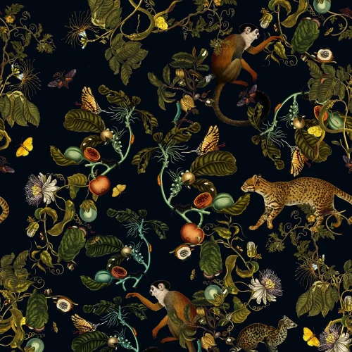 Tapeta z dzikimi zwierzętami Magic Forest.webp