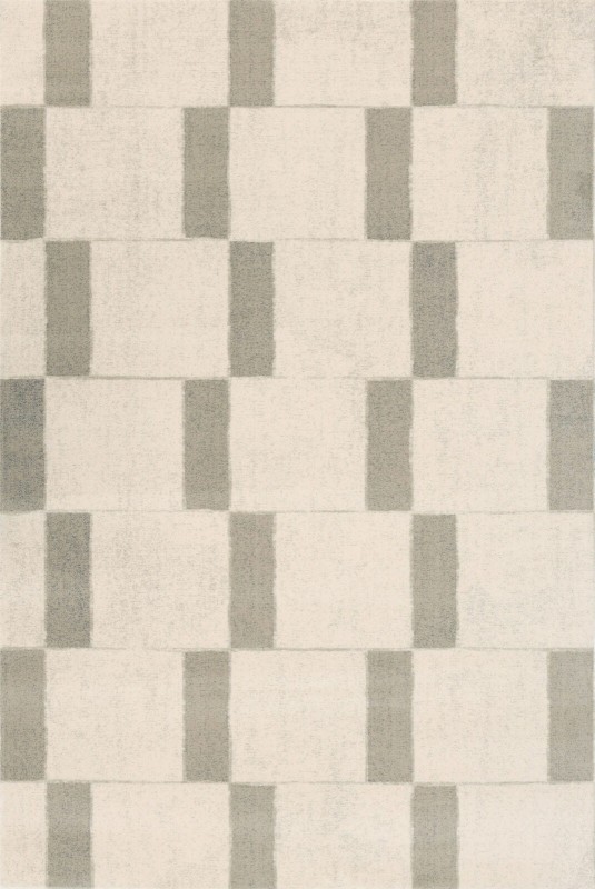 Dywan wełniany Agnella Agnus Pavement biały