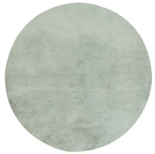 Dywan okrągły pluszowy Lalee Hides Heaven HEA 800 zielony