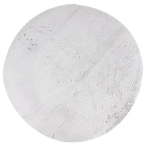 Dywan okrągły pluszowy Lalee Hides Heaven HEA 800 silver