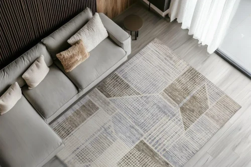 Dywan vintage Obsession Avantgarde AVG 104 taupe w pokoju