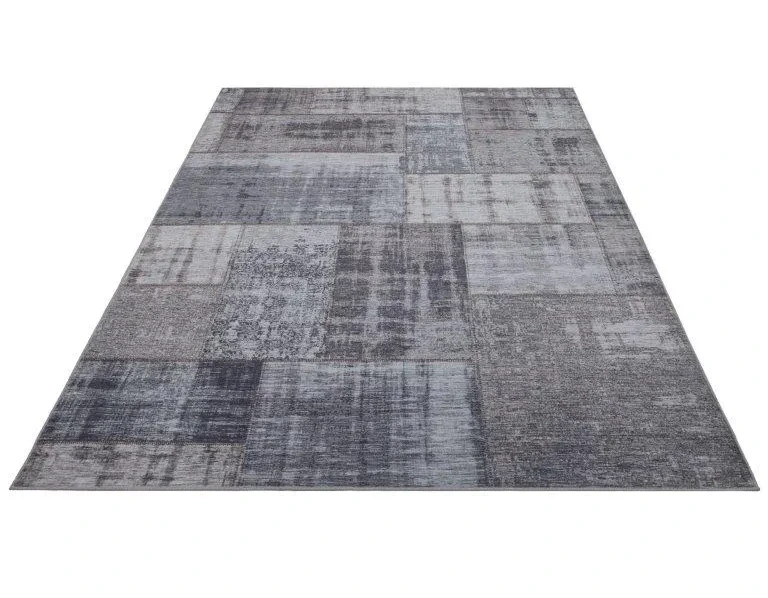 Rzut ukośny szarego dywanu vintage Obsession Avantgarde AVG 106