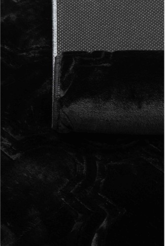 Runo czarnego dywanu pluszowego Alaska marokańskiego