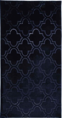 Dywan pluszowy Alaska w marokański wzór kolor ganatowy