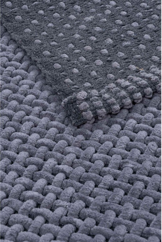 Spód dywanika łazienkowego Belweder ciemno szarego