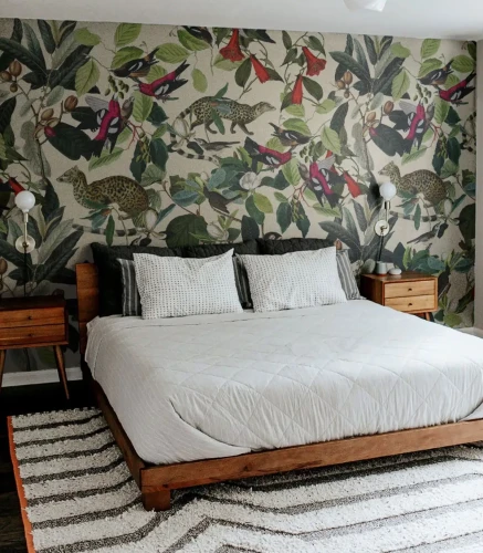 Tapeta dżungla The Jungle Book w sypialni.webp