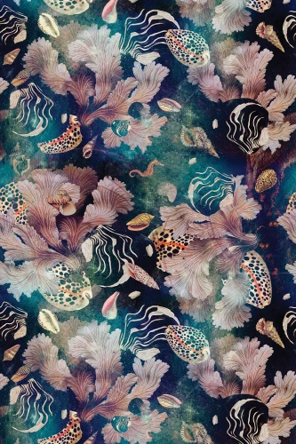 Tapeta w stylu morskim Black Sea.webp