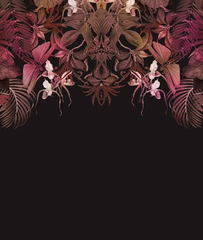 Tapeta Tropical Composition Pink .webp