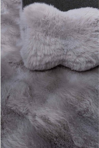 Runo 3d szarego dywanu pluszowego 3d Rabbit Bubble
