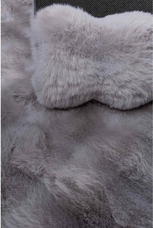Runo 3d szarego dywanu pluszowego 3d Rabbit Bubble
