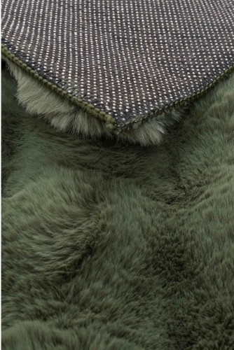 Spód zielonego dywanu pluszowego 3d Rabbit Bubble