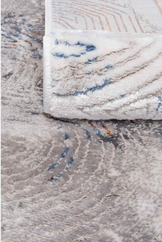 Runo dywanu z geometrycznym wzorem Relato wielokolorowego