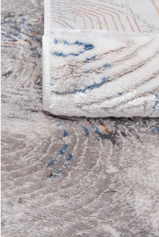 Runo dywanu z geometrycznym wzorem Relato wielokolorowego