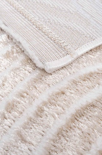 Spód Zbliżenie runa beżowego dywanu nowoczesnego salamanca geometria