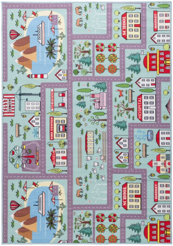 Dywan dla dzieci Stella Ulice morski