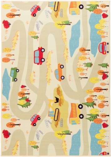 Dywan dla dzieci Stella Ulice beżowy