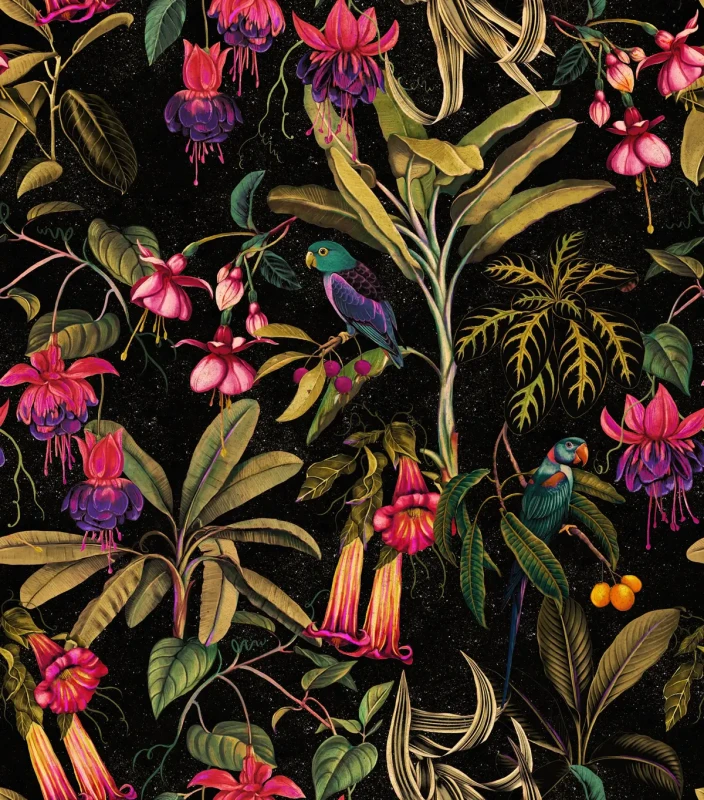 Elegancka tapeta roślinna Frida.webp