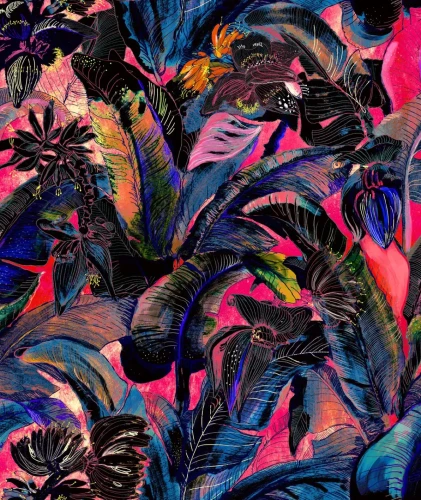 Tapeta egzotyczne liście Aruba.webp