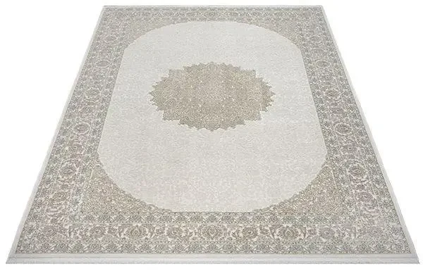 Rzut ukośny beżowego dywanu klasycznego Fabia 71291 70