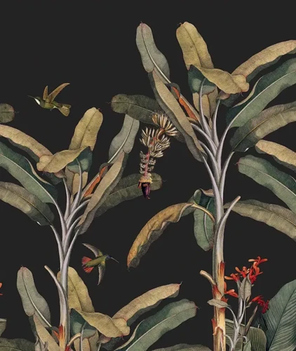 Nowoczesna tapeta z palmami mural Palms.webp