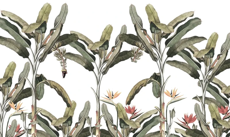 Tapeta bananowce mural Palm Forest.webp