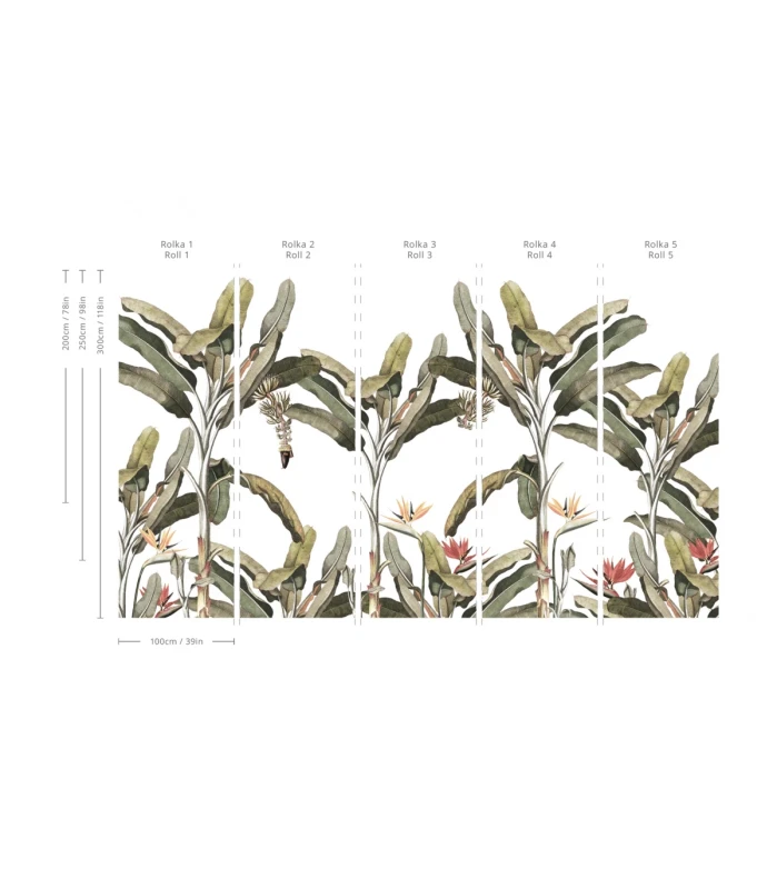 Wymiary muralu Palm Forest.webp