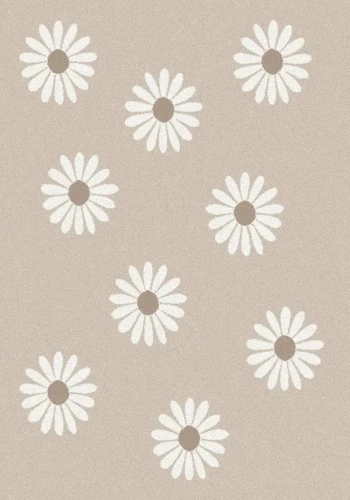 Dywan dziecięcy FD Lida Stokroty jasny beż