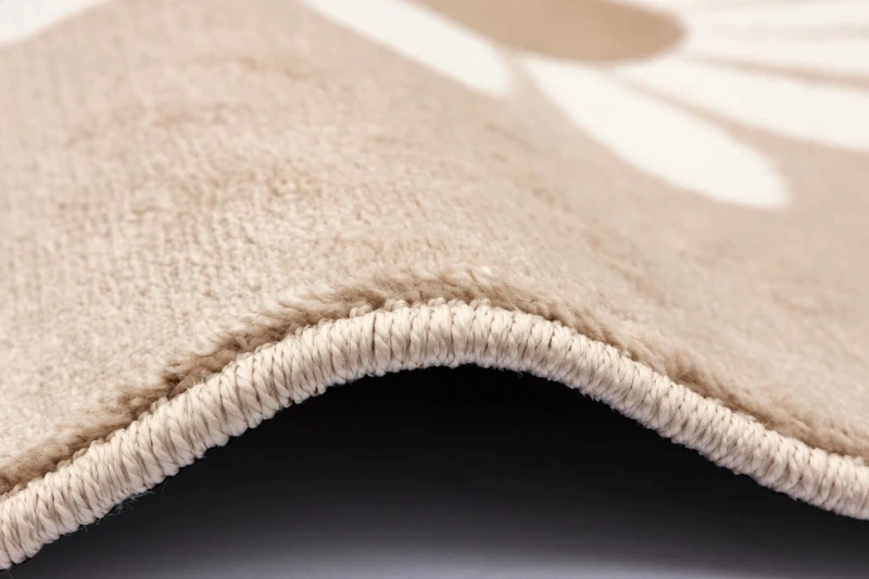 Runo dywanu dziecięcego FD Lida Stokroty jasny beż