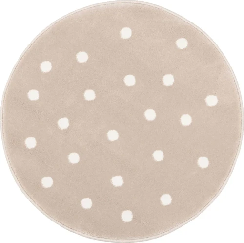 Dywan dziecięcy FD Lush Grochy jasny beż