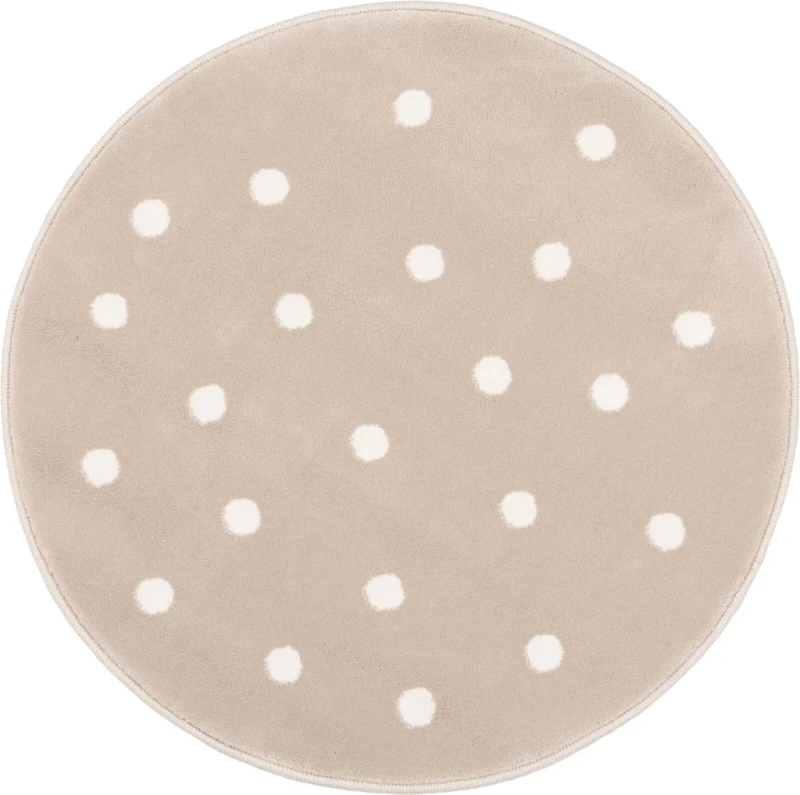Dywan dziecięcy FD Lush Grochy jasny beż