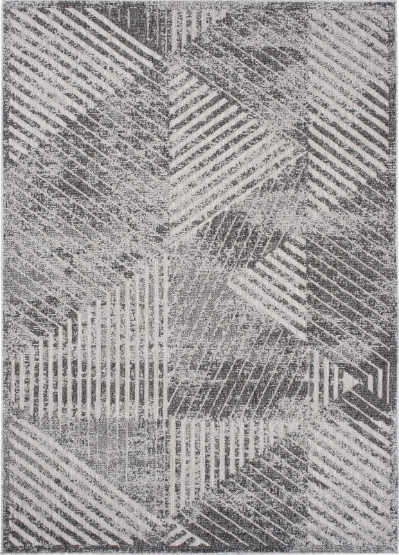 Dywan vintage geometryczny Cansas FG42A szary