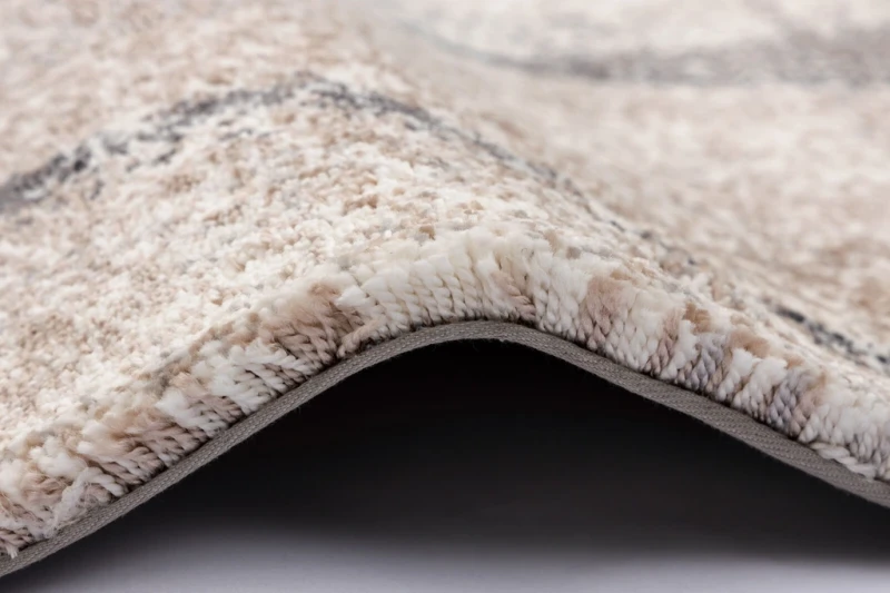 Runo i binding dywanu nowoczesnego FD Lush Lilim popiel (binding)
