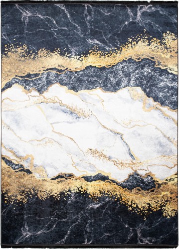 Dywan nowoczesny ze złotym nadrukiem 21150 Print Toscana