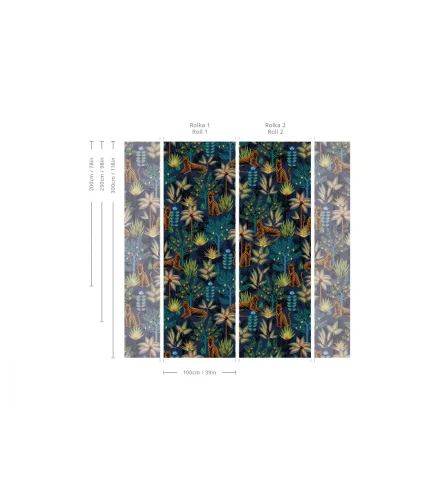 Wymiary tapety Gold Tigers.webp