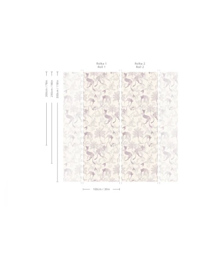 Wymiary tapety Mythical Animals Pink.webp