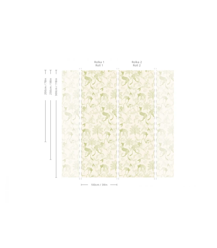 Wymiary tapety Mythical Animals Green.webp