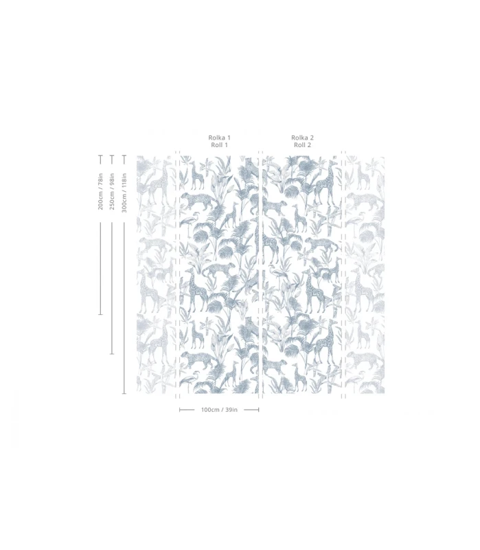 Wymiary tapety Safari Blue.webp