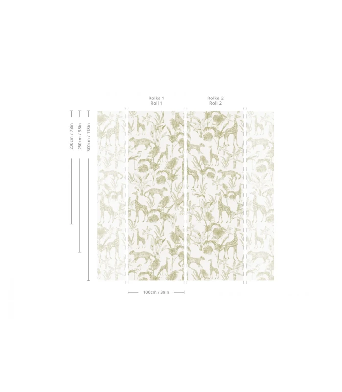 Wymiary tapety Safari Green.webp