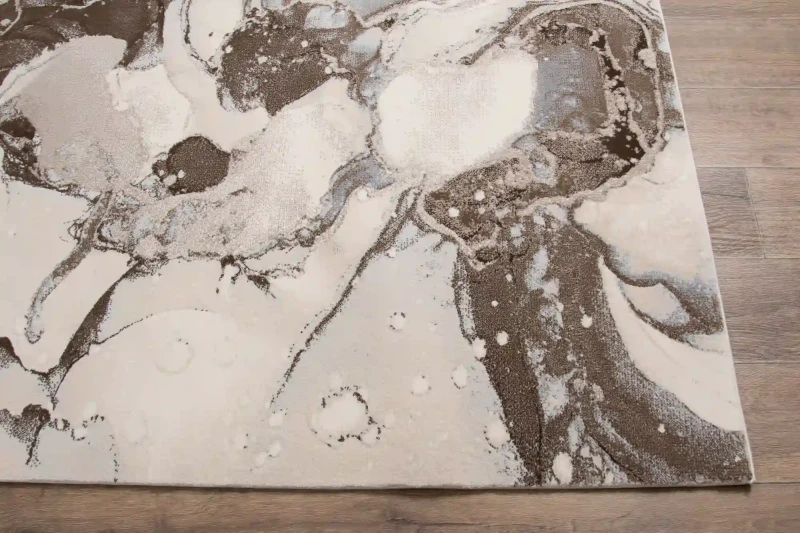 Zbliżenie dywanu nowoczesnego Myra 1531 beige