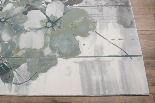 Zblizenie wzoru dywanu nowoczesnego Myra 1532 green