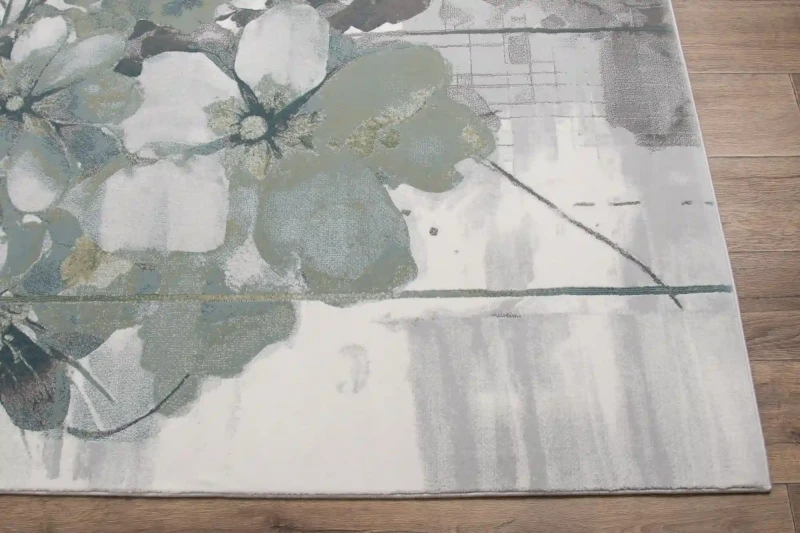 Zblizenie wzoru dywanu nowoczesnego Myra 1532 green