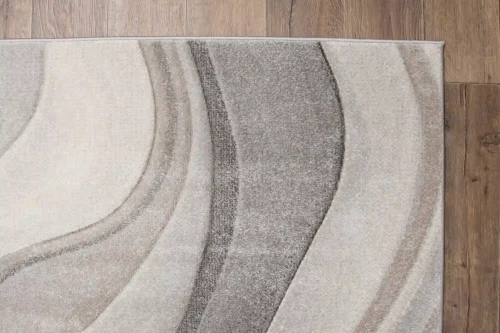 Zbliżenie dywanu nowoczesnego Smart Home 2551 grey
