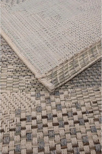 Spód dywanu Kemet romby szaro-beżowego