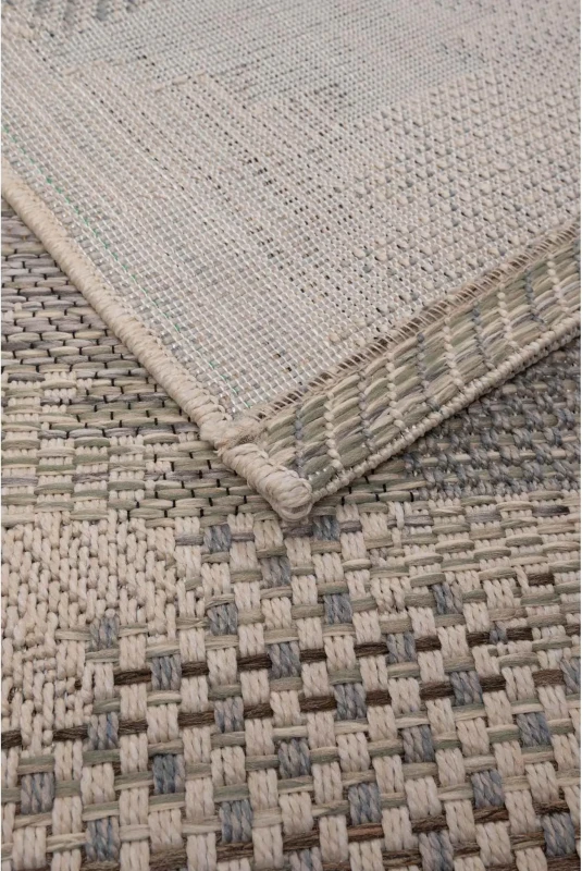 Spód dywanu Kemet romby szaro-beżowego