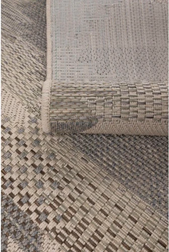 Wzór dywanu Kemet romby szaro-beżowego