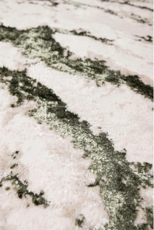 Zbliżenie runa dywanu nowoczesnego Stone marmur zielony